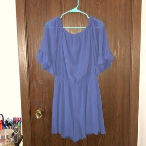 Brand new purple romper with tags